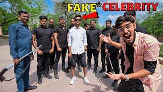 *FAKE CELEBRITY* IN PUBLIC PRANK (With 10 Bodyguards)- नकली अरबपति | Crazy Public Reaction