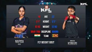 Nimesha Kumari  vs Nafisa Naim  | Full Fight #KFL003