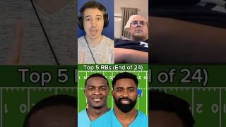 Top 5 RBs by end of the year #fantasyfootball #football #nflpodcast