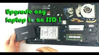 How to upgrade your laptop HDD to a Samsung 850 EVO SSD - Installation process, boot & Win 10