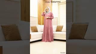 ZANA Fashion manavai ️ wrinkle rayon gown #s to 4 xl1300/+ship