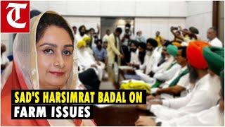 'SAD will remain with farmers in their struggle': Harsimrat Badal after meeting with farm leaders