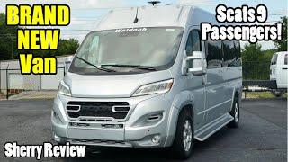 NEW 2024 Conversion Van! Stand Up Inside & Seat 9 Passengers | Sherry Review