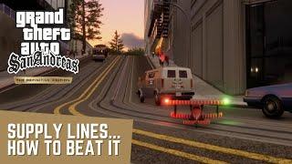 GTA San Andreas: Definitive Edition - Supply Lines... [EASY WAY TO WIN!]