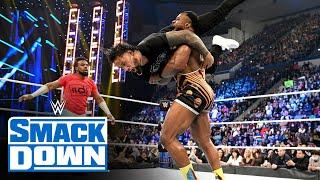 King Woods & Big E ambush Roman Reigns and The Bloodline: SmackDown, Nov. 19, 2021
