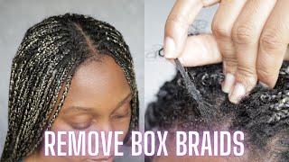 How To Remove Box Braids Safely | Protective Hairstyles