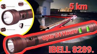 MOSTER TORCH iBELL FL8289 LED TORCH, Ultra Long Beam Range upto 5 KM Torch Unboxing & Review (1)