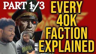 (Twins React) to Bricky WarHammer 40K (WH40K) Faction Explained (Part 1) 1/3 - REACTION