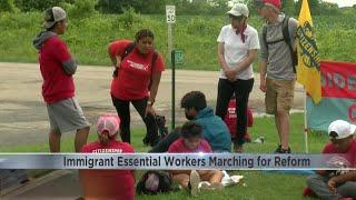 Marchers demand amnesty for undocumented immigrants