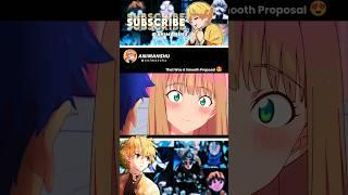 Bro Use His 100% Brain to Impress Her  - Cute Anime Moments  #anime #shorts #viral