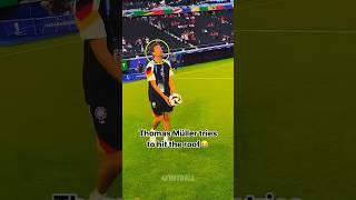 Muller tries to hit the roof  #thomasmüller #germany #euro2024