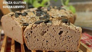 Pane di Grano Saraceno SENZA LIEVITO pane SENZA GLUTINE