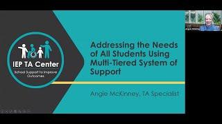 Addressing the Needs of All Students Using Multi-Tiered System of Support