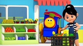 Super Market | Learning Street With Bob | Cartoon Videos And Songs For Toddlers by Kids Tv