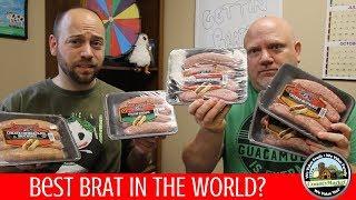 Best Brats in the World? | NEW Smokehouse Brats at County Market Taste Test