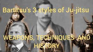 The 3 Jujitsu styles of Bartitsu. Victorian martial art. Weapons, techniques and history.