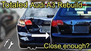 Rebuilding a TOTALED Audi A3 - Part 2: Putting it back together!