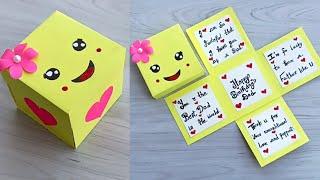 DIY - Happy Birthday Card for Dad | Greetings Card | Birthday Card | Anniversary Card | Surprise Box