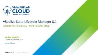 vRealize Automation 8.1 - Multi-Tenancy Setup with vRealize Suite Lifecycle Manager 8.1