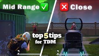Top 5 Tips & Tricks to become a TDM Master ⁉️ | PUBG Mobile (2)