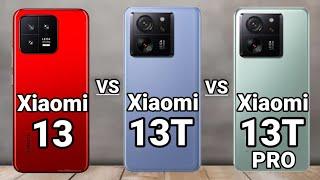 XIAOMI 13 VS XIAOMI 13T VS XIAOMI 13T PRO#tech58