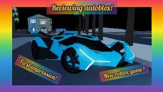 Reviewing Autoblox in roblox! - First Impression Video - Roblox Autoblox