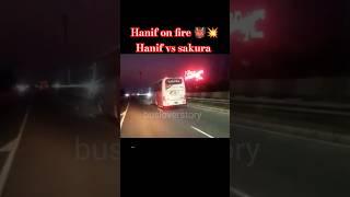 Hanif vs sakura #bus #busrace #hanif #video #viral #busloverstory #travel #hanifktc #sakura #bd