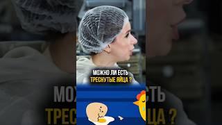 Почему попадаются треснутые яйца и можно ли их есть? #еда #яйца #чтоделать #производство #яйцо