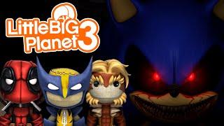 SONIC.EXE HIDE & SEEK! | Little Big Planet 3 Multiplayer (15)