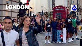 London Summer Walk  Trafalgar Square, Piccadilly Circus to SOHO | Central London Walking Tour