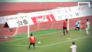 Shocking open goal miss by Sawada!