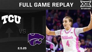 TCU vs. Kansas State (2.5.25) Full Game Replay | 2024-25 Big 12 Women's Basketball