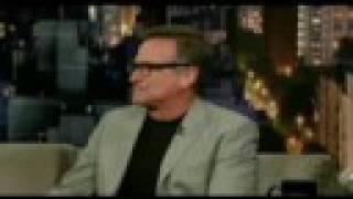 Robin Williams on Letterman about Chabad Telethon