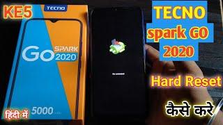 TECNO spark go 2020 hard reset । how to hard reset tecno spark go 2020 । पैटर्न लॉक कैसे तोड़े KE5