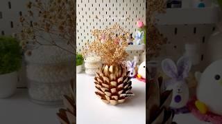 DIY Flower Vase using Plastic Spoon #shortviral #diy #diycrafts #artandcraft #artshorts #crafting