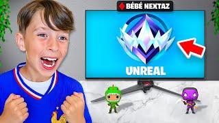 Mon PETIT FRÈRE passe enfin UNREAL ! (8 ans)