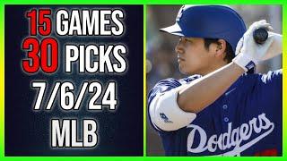 FREE MLB Picks Today 7/6/24 - Team and Total Picks MLB Games Betting Picks!