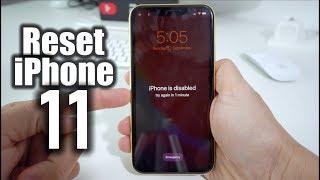 How To Reset & Restore your Apple iPhone 11 - Factory Reset