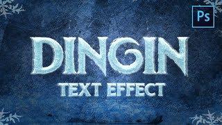 [ Text Effects ] Realistic Ice Effects - Photoshop Tutorial