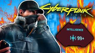 Breaking Cyberpunk 2077 By Only Upgrading Hacking