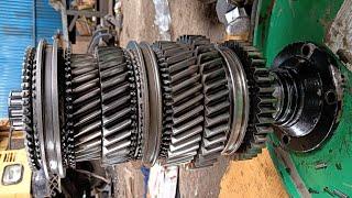 Eaton 9s Gearbox Mainshaft installed, 9s Gearbox Main Shaft Repair, Mechanic Gyan,