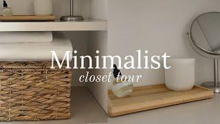 Minimalist Bathroom Closet Tour