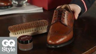 How to Shine Shoes in 15 Seconds | Style Guide with Jim Chapman | British GQ