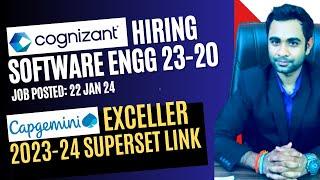 Cognizant Latest Off-campus Hiring| Capgemini Exceller 2023-2024