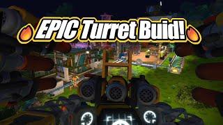 Manned Turret Build Guide! | EPIC Manned Spud Gun vs Raid Bots (Scrap Mechanic Ep 27)