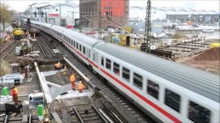 Tandemdurchfahrt der Baureihe 218 bei einer autmatischen Rottenwarnanlage - Eisenbahn TV