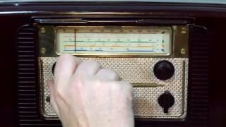 1952: Telefunken Röhren- Kofferradio Kurzwellenempfänger Bajazzo 753BK - Sondermodell 4 x Kurzwelle