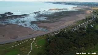 Dunster Beach Chalets - Minehead Somerset - 4k Drone Footage.