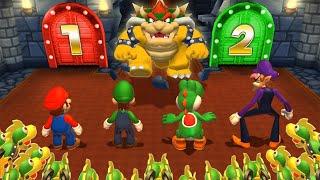 Mario Party 9 MiniGames - Mario Vs Luigi Vs Waluigi Vs Wario (Master Cpu)