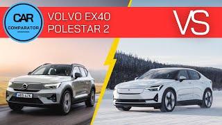 Volvo EX40 vs Polestar 2 | 2024 | Detailed Comparison of Specs, Dimensions and Prices